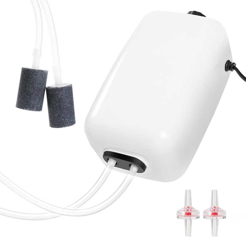 AQUANEAT Aquarium Air Pump for 20-210 Gallon Tank - 150-210 Gallons