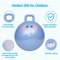 INPANY Bouncy Ball with Handle - Pink Elephant - image 3