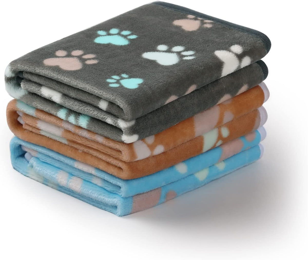 Luciphia Dog Blanket 3 Pack - 41x31 inch (Pack of 3) / Paw2