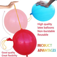 LEEZZIZZ 30Pcs Punch Balloons - 30pcs - image 2