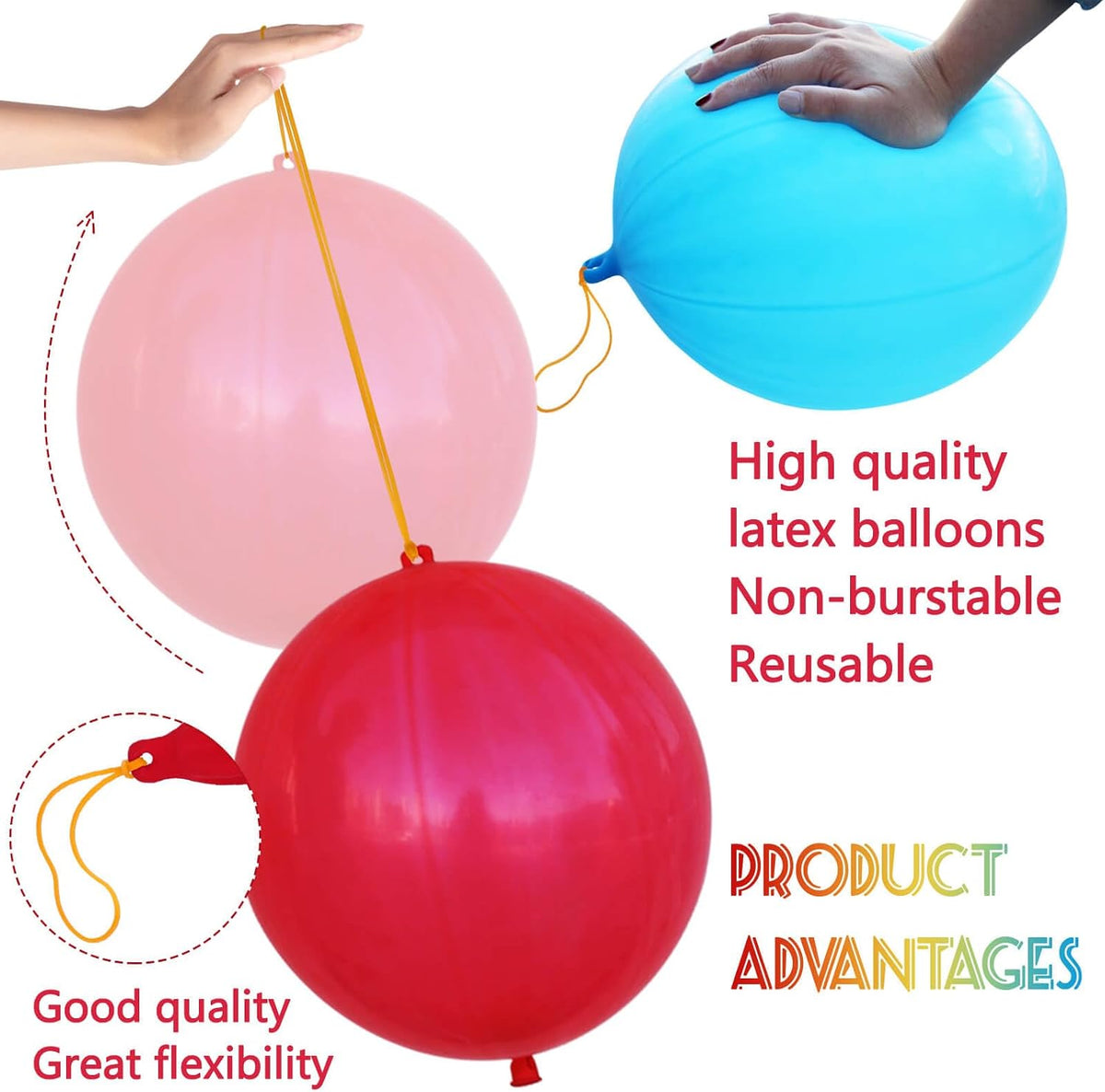 LEEZZIZZ 30Pcs Punch Balloons - 30pcs - image 2