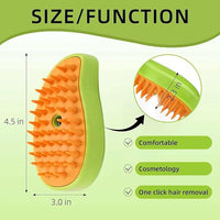 2024 3-in-1 Pet Grooming Tool: Detangling Brush for Massage and Hair Removal, Versatile for Cats and Dogs