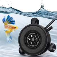 DaToo Aquarium LED Air Bubble Stone Disk 2 Inch with 6 Dazzle Color - 2 inch