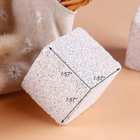 24 PCS Chinchilla Chew Toys Lava Blocks Hamster Chew Toys – Essentials for Small Pets - 10 Pcs-Square / 1.57 Inch Diameter - image 2