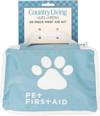 Country Living 50-Piece Pet Travel First Aid Kit for Emergencies, Safety, Adventure & On-the-Go Pet Care - BIG FRENCHIES