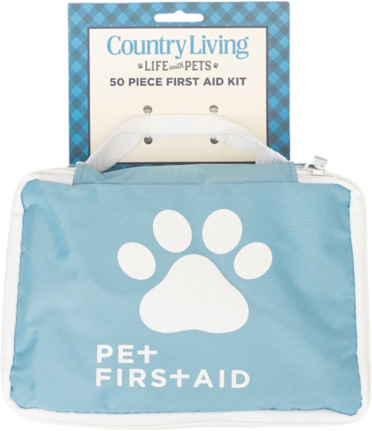 Country Living 50-Piece Pet Travel First Aid Kit for Emergencies, Safety, Adventure & On-the-Go Pet Care - BIG FRENCHIES