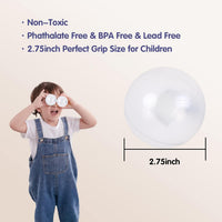 Guesvot 50 rainbow ball pit balls, 2.75 inch, with reusable storage bag - view 28