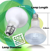 Reptile Heat Lamp 75W 2 Pack, UVA Basking Light Bulbs - 75.0 Watts - image 2
