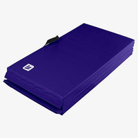 We Sell Mats - 4 ft x 8 ft x 2 in Personal Fitness & Exercise Mat for Home Workout - Lightweight and Folds for Carrying – All Purpose Home Gym Mat – Thick Mat for Yoga, Pilates, Stretches, and Floor Exercises