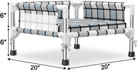 Elevated Dog Bed with with Guardrail - Cushion-S - image 4