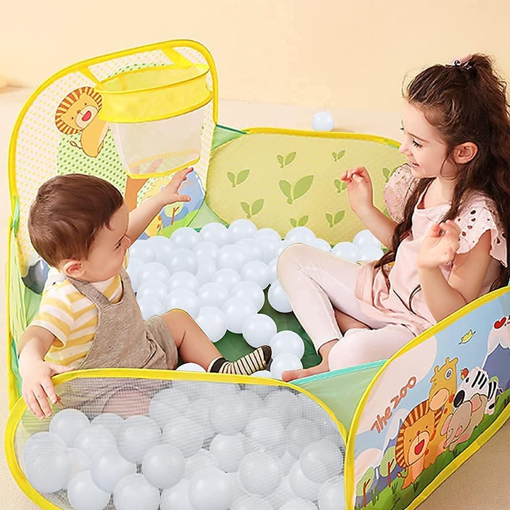 Ball Pit Balls for Kids, Plastic Refill 2.2 Inch Balls - White - image 4