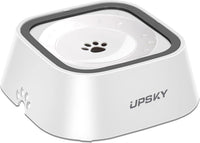 UPSKY No Spill Pet Water Bowl - White / 35 fl oz