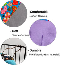 RIOUSSI Guinea Pig Hideout Hideaway Corner Fleece Toys Cage - Purple / Triangle - image 2