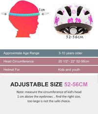 BeBeFun girls bike helmet in pink with 12 air vents and adjustable fit knob, ages 3 to 10 - view 36