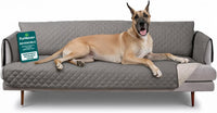 Furhaven Water-Resistant & Reversible Chair Cover Protector for Dogs - X-Large Sofa / Gray/Mist