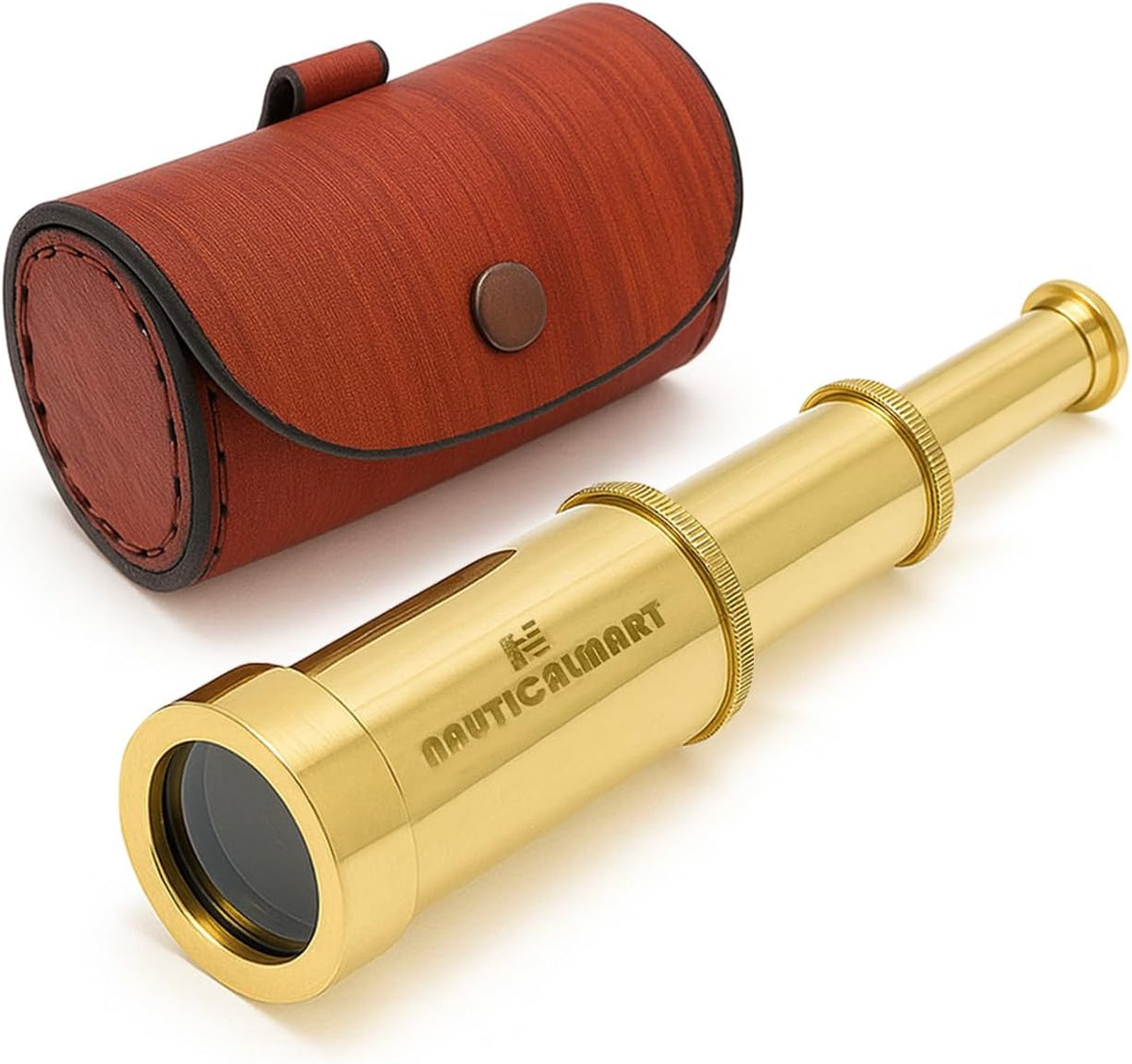 Solid Brass Handheld Telescope 6"