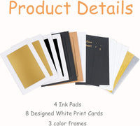 Inkless Paw Print Kit, Dog Paw Print Kit, Dog Nose Print Kit - Gold/Black / Medium-Large 4 Pack - image 4