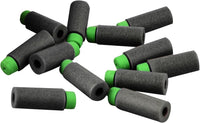 JGCWorker 200pcs 2nd Generation High-End of Half-Lenth Soft Dart - Black and Green - image 3