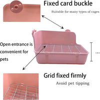 11Pcs Rabbit Litter Box Toilet - Pink - image 3