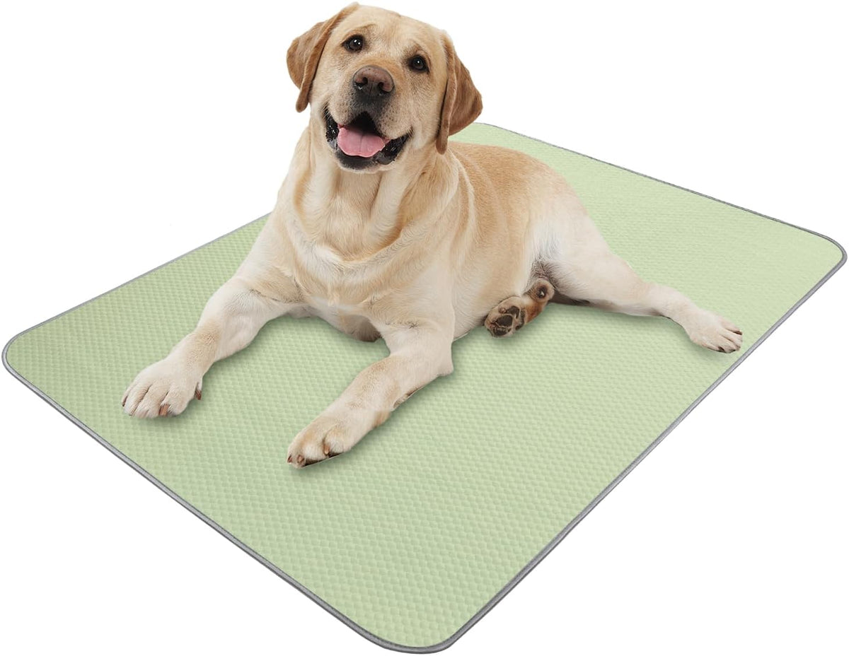Buvlnee Summer Dog Cooling Mat - Green / 40x28in