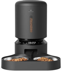 PETLIBRO Automatic Cat Feeder, Automatic Cat Food Dispenser with Freshness Preservation, Timed Cat Feeders with Low Food Sensor for Dry Food, Up to 6 Meals Per Day, Granary Pet Feeder for Cats/Dogs