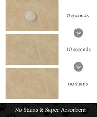 PADOOR Pet Feeding Mat-Absorbent Dog Mat for Food and Water Bowl-No - 12"x19" / Beige - image 2
