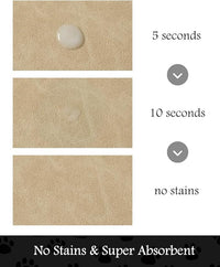 Pet Feeding Mat-Absorbent Dog Mat for Food and Water Bowl-No Stains Quick Dry Water Dispenser Mat-Dog Accessories Pet Supplies-Bowl for Messy Drinkers（Beige,23"x34"