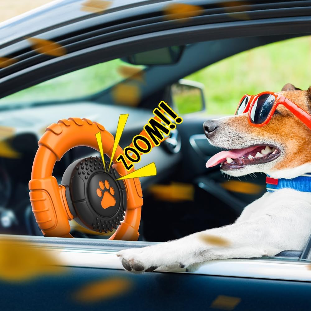 Dog Toys for Aggressive Chewers Large Medium Small Breed - Orange / Medium - image 4