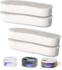Dog Water Fountains by WOPET, 4 Pcs Pet Water Fountain Filters for W600 Dog Fountain, Large Dog Fountain Filter Replacement Cats,Pets