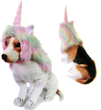 Funny Pet Reindeer Moose Costumes for Dog - Unicorn-colorful / Size L - image 3