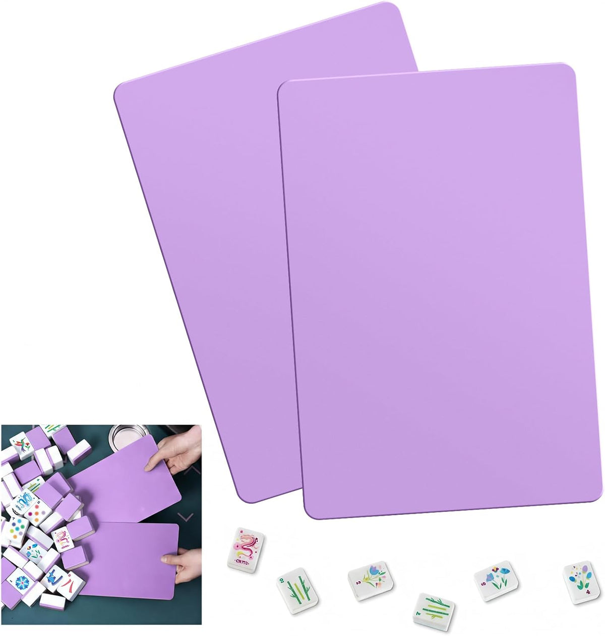 Seenelling 2026 Mahjong Tile Mixer Shuffler for Mixing - 2 / Purple