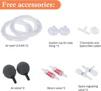 HITOP 3W 80GPH Adjustable Aquarium Air Pump - 3W-Orange - image 2