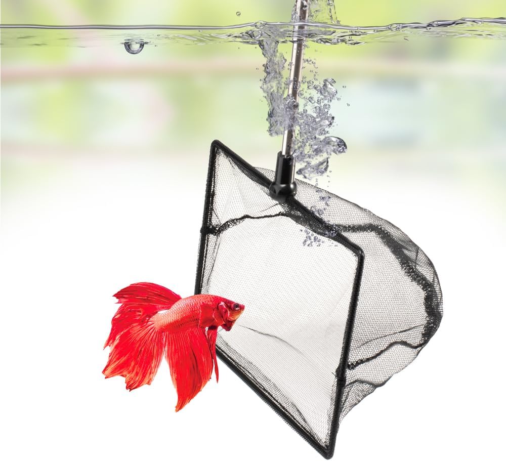 DaToo 3 Inch Aquarium Fish Net for Betta Fish Tank Nano Nylon Net - 6 Inch