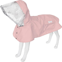 MAMORE Dog Raincoat Waterproof Reflective Adjustable Pet Rain Jacket - X-Small: 4-9lbs / Pink