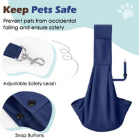Pawaboo Small Dog Sling Carrier – Essentials for Dogs - Indigo - image 4