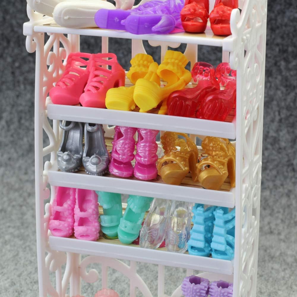 50Pairs Doll Shoes Replacement Different Assorted Colors Doll Flat - Doll Rack & Shoes - image 3