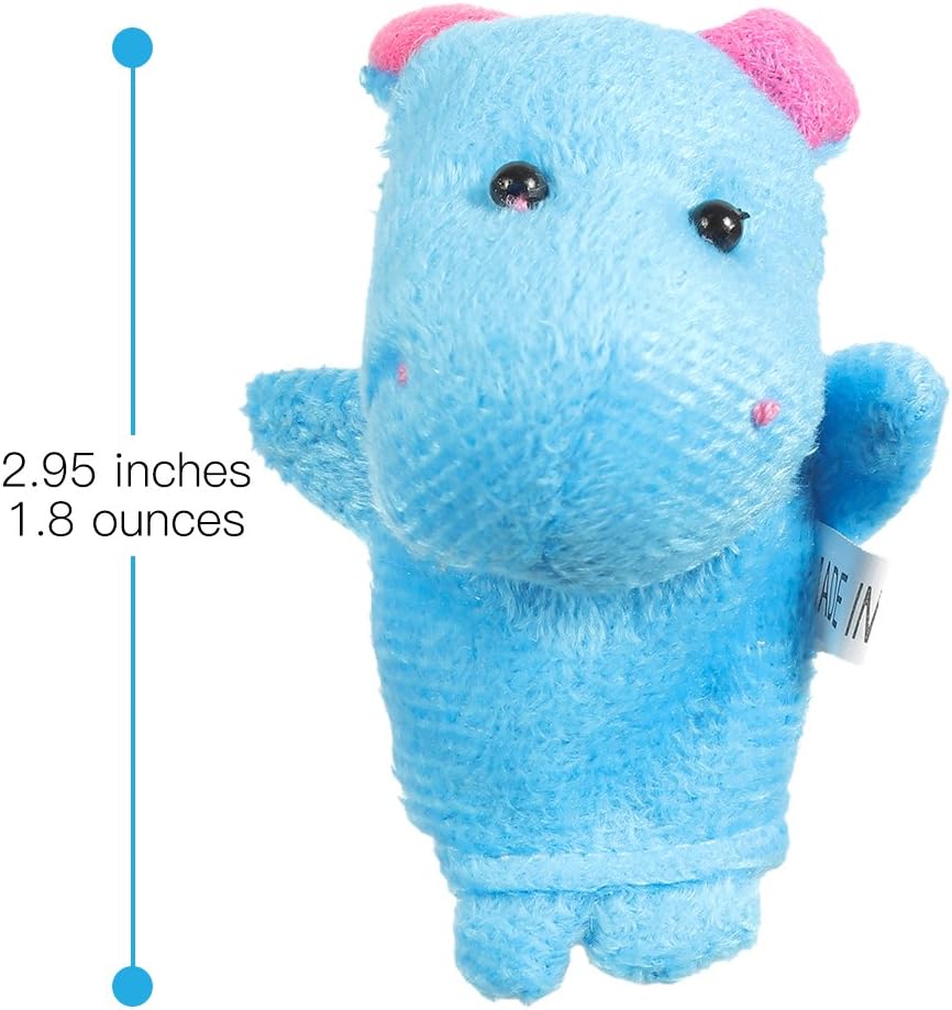 Acekid 10 Pcs Soft Plush Finger Puppets Set - image 2