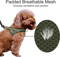 Plutus Pet No Pull Dog Harness with Front Clip - S: chest 17"-19.7" / Ranger Green - image 3