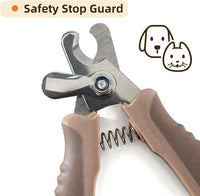 Dog Nail Clippers for Medium or Large Dogs Pet Nail Trimmers Pet Grooming Clippers with Safety Guard to Avoid Over Cutting M
