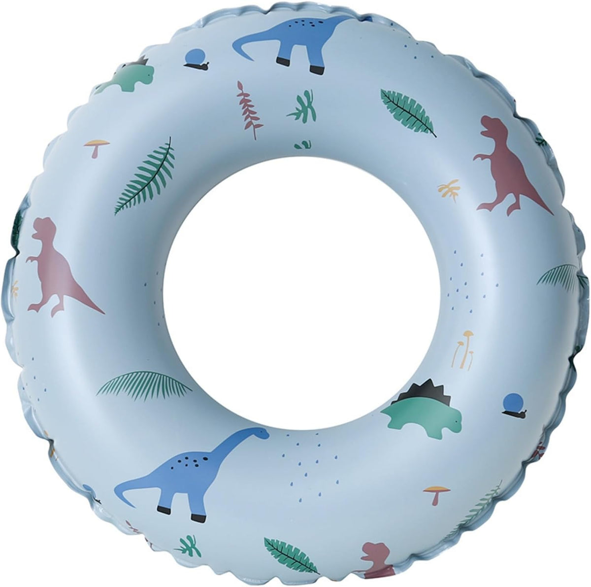 BAITEMJIA striped inflatable swimming pool float swim ring for kids ages 5 to 10 - view 9
