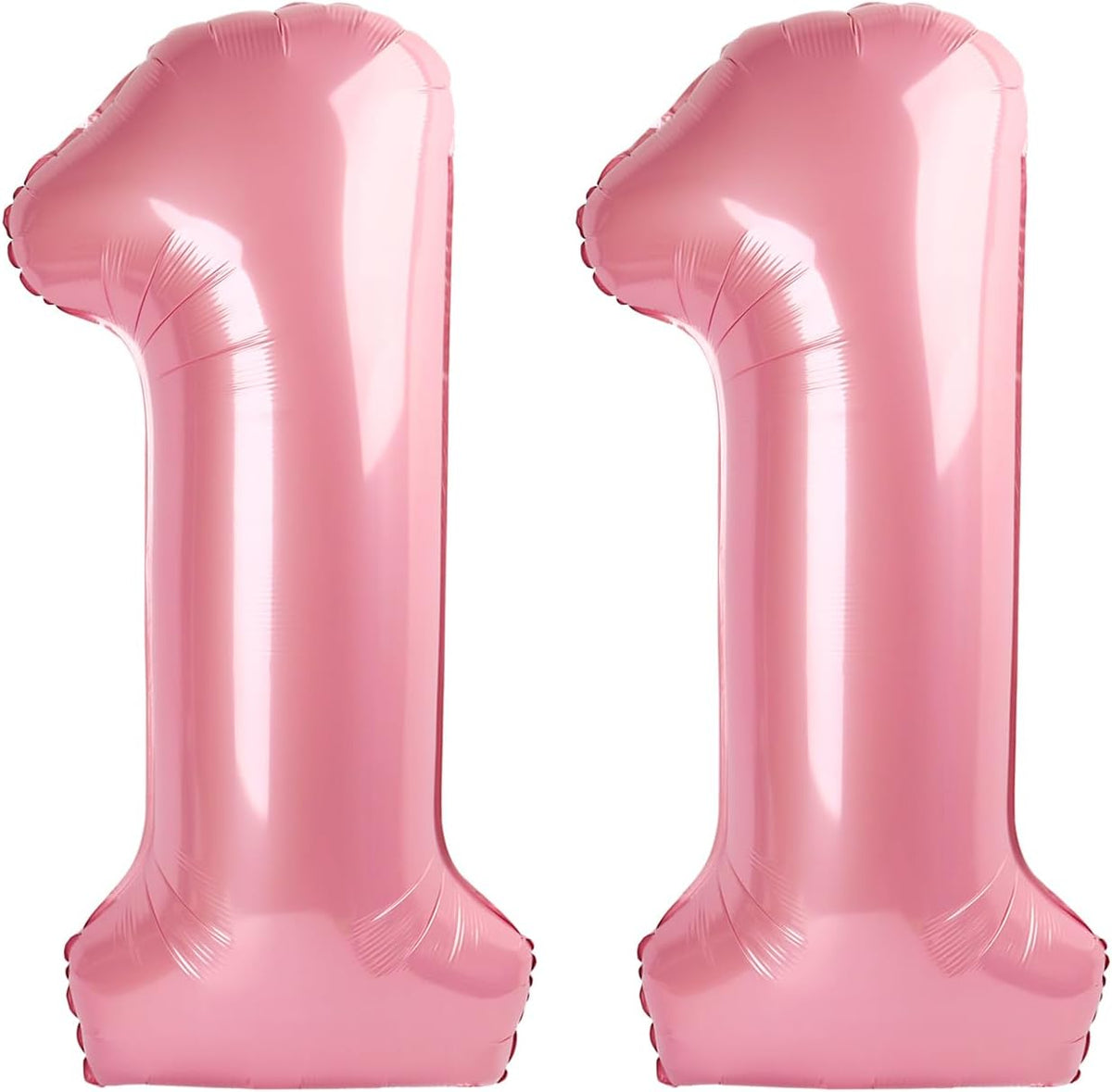 Number Balloons Blue 7 Balloon Numbers 40 inch for 7th Birthday - Pearl Pink / Number 11