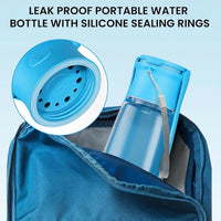 Portable Dog Water Bottle Dispenser [Leak Proof & Foldable] Dog - Indigo / 19OZ - image 3