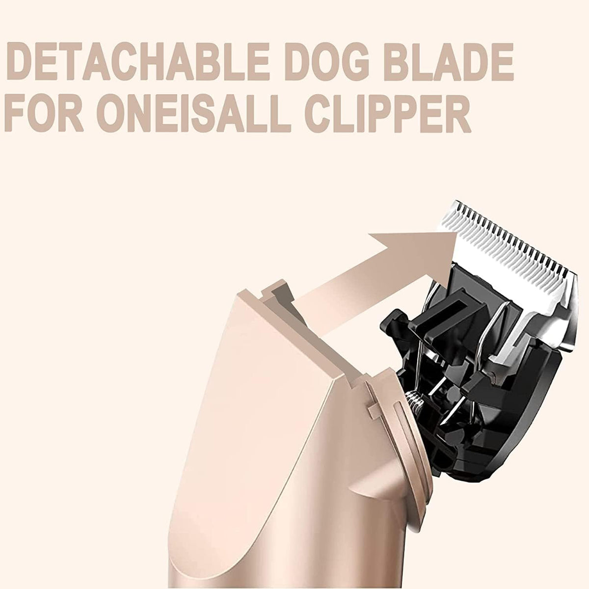 2 Pack Replacement Blade Compatible with oneisall Low Noise Dog - 3 Pack(Cut Length 0.5mm) - image 2