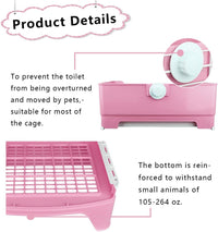 PINVNBY Large Rabbit Litter Box - Pink - image 2
