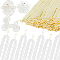 260 Clear Long Balloons for Animals - Clear