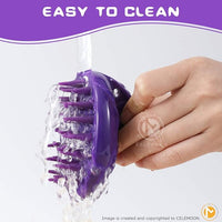Cat Brush with Soft Rubber Pins, Washable Silicone Pet Brushes for Indoor Cats - Grooming Shedding Massage & Bath, Scratch-Free Removes Hair Mats, Tangles, and Loose Fur for Short to Long Haired