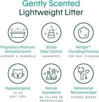 Boxie Gently Scented Cat Litter, Lightweight 30-Day Odor Control, Clumping, 11.5lb
