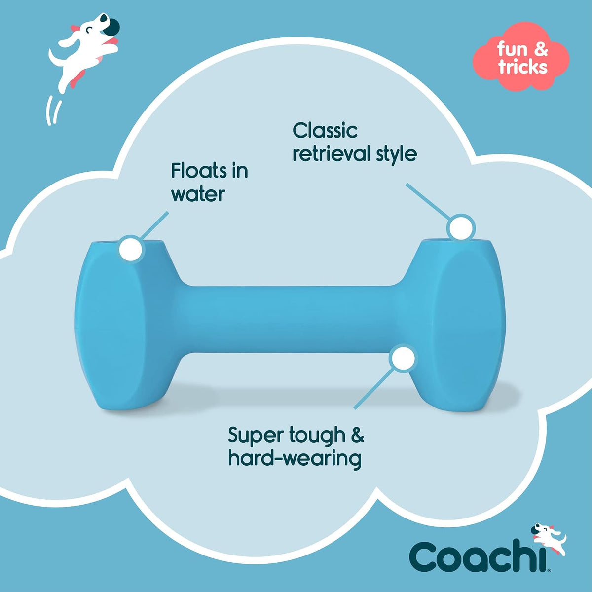 Coachi Training Dumbbell, Size Medium - Light Blue / Large - image 3