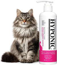 HYPONIC Hypoallergenic Premium Shampoo for All Cats - Cotton-Blossom (10.14 oz)