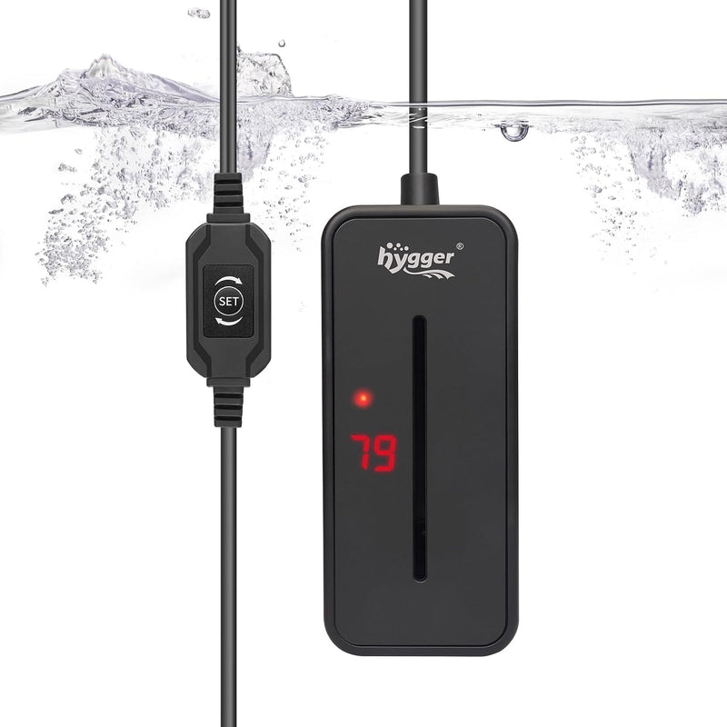 hygger Small Submersible Aquarium Heater 25W Mini Betta Fish Tank - Medium